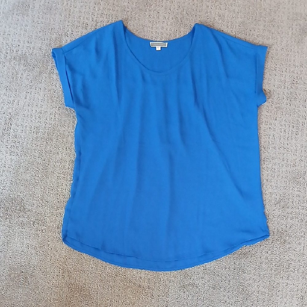 Royal Blue Short Sleeve Top